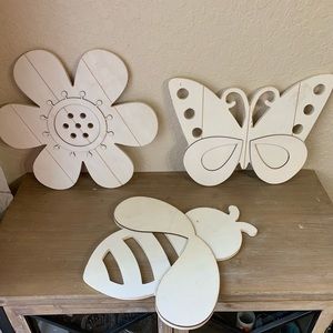 Paintable Wooden Decor